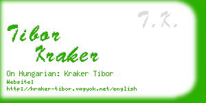 tibor kraker business card